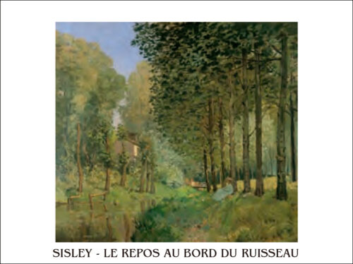 Le repos au bord du Ruisseau