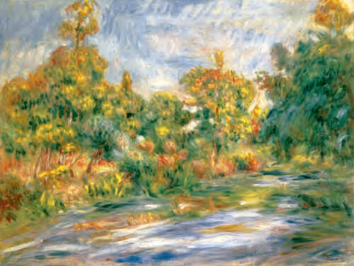 Paysage avec riviere