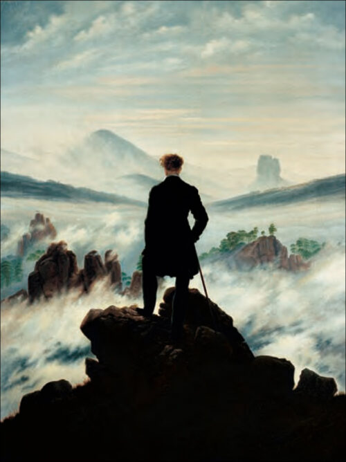 Der wanderer uber dem nebelmeer