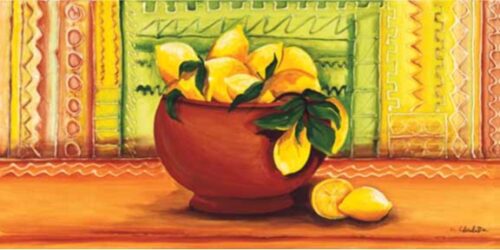 Vaso di limoni