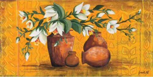 Vasi e magnolie